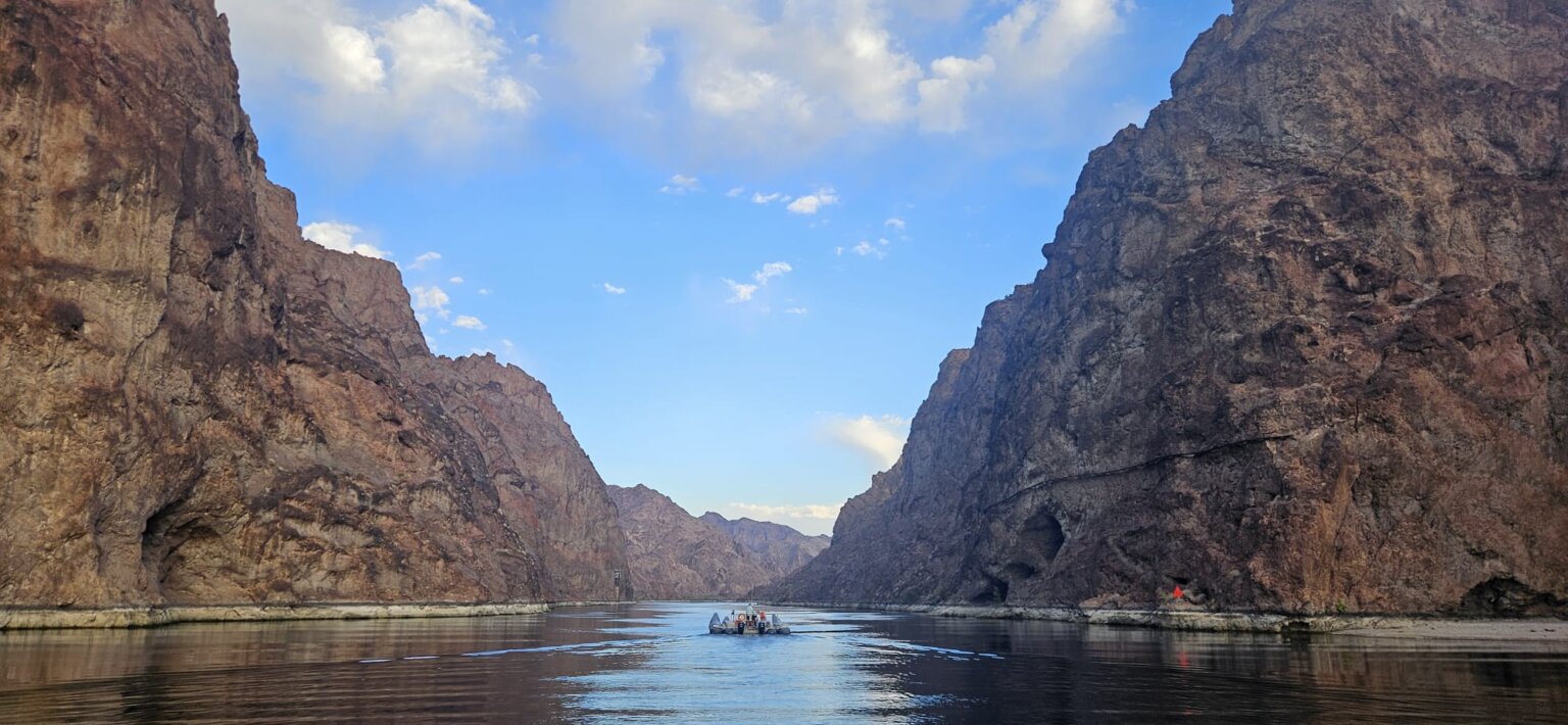 Looking down the Canyon at Hover Dam